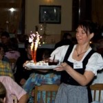Mitarbeiterin im Service
